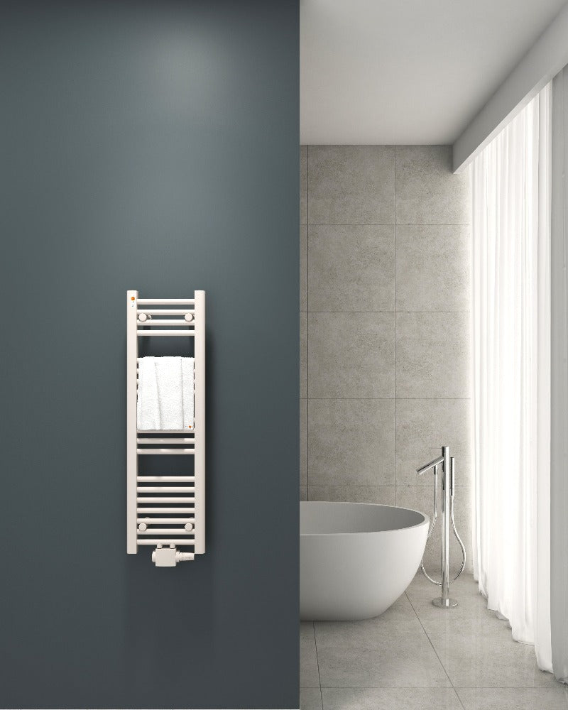 Moderner Badheizkörper weiß 30x100 BAD