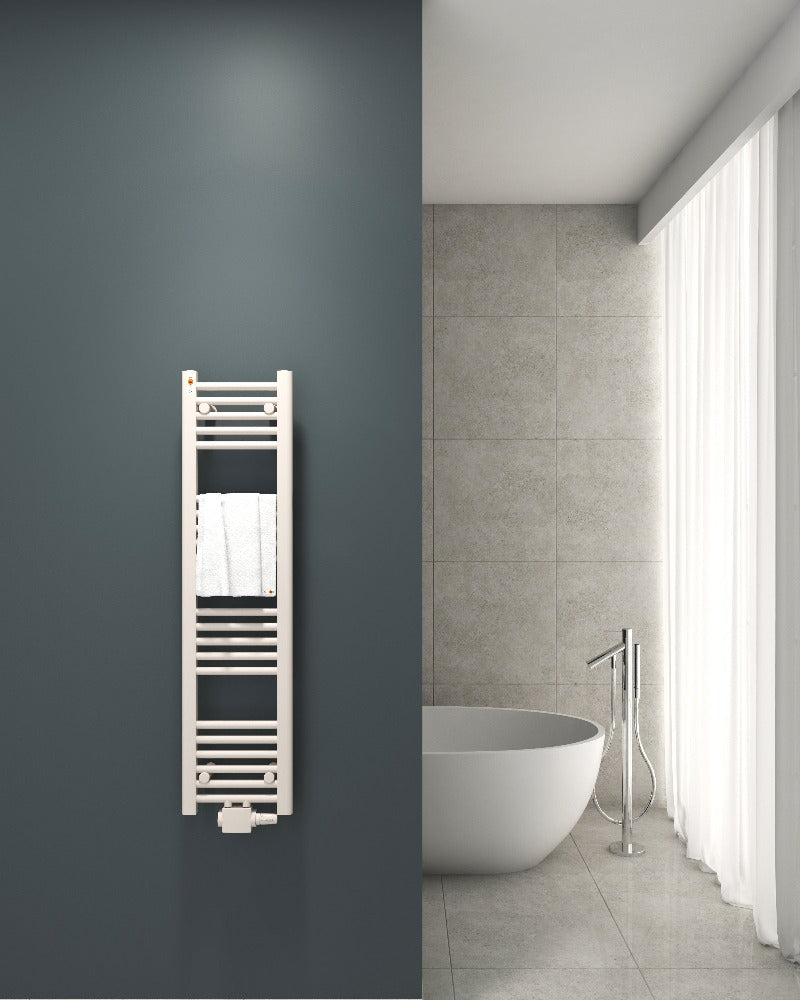 badheizkörper comfort mit mittelanschluss weiß gerade