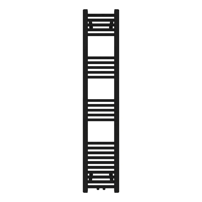 Badheizkörper Schwarz Mittelanschluss 30x150