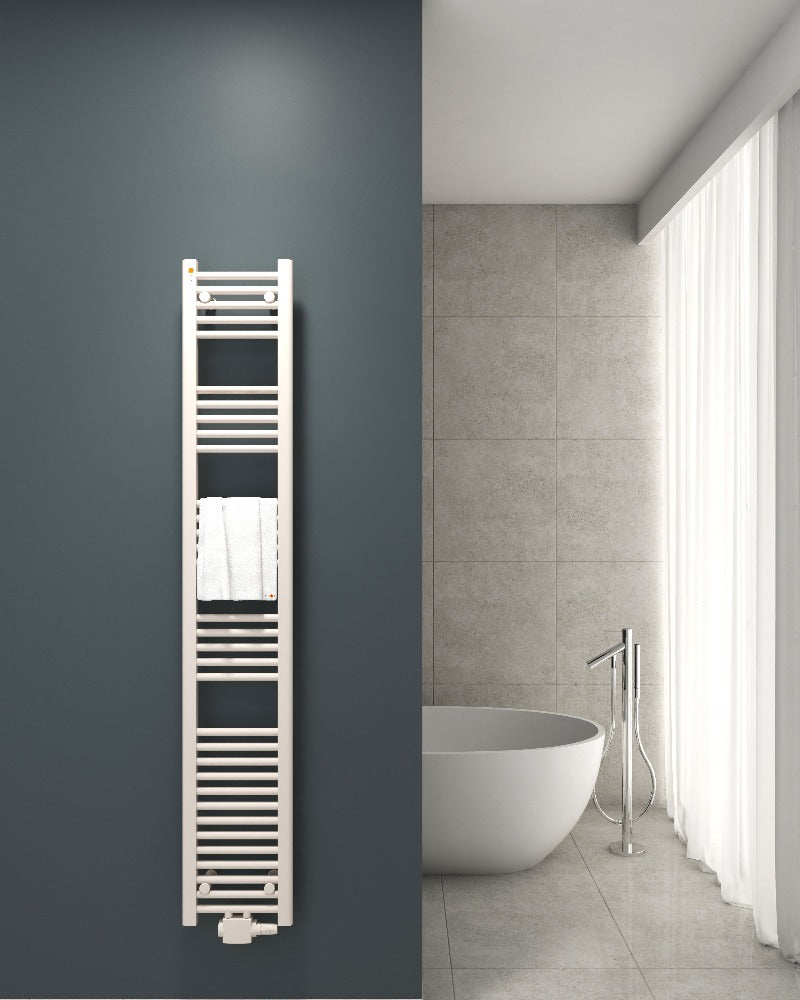badheizkörper comfort mit mittelanschluss weiß gerade