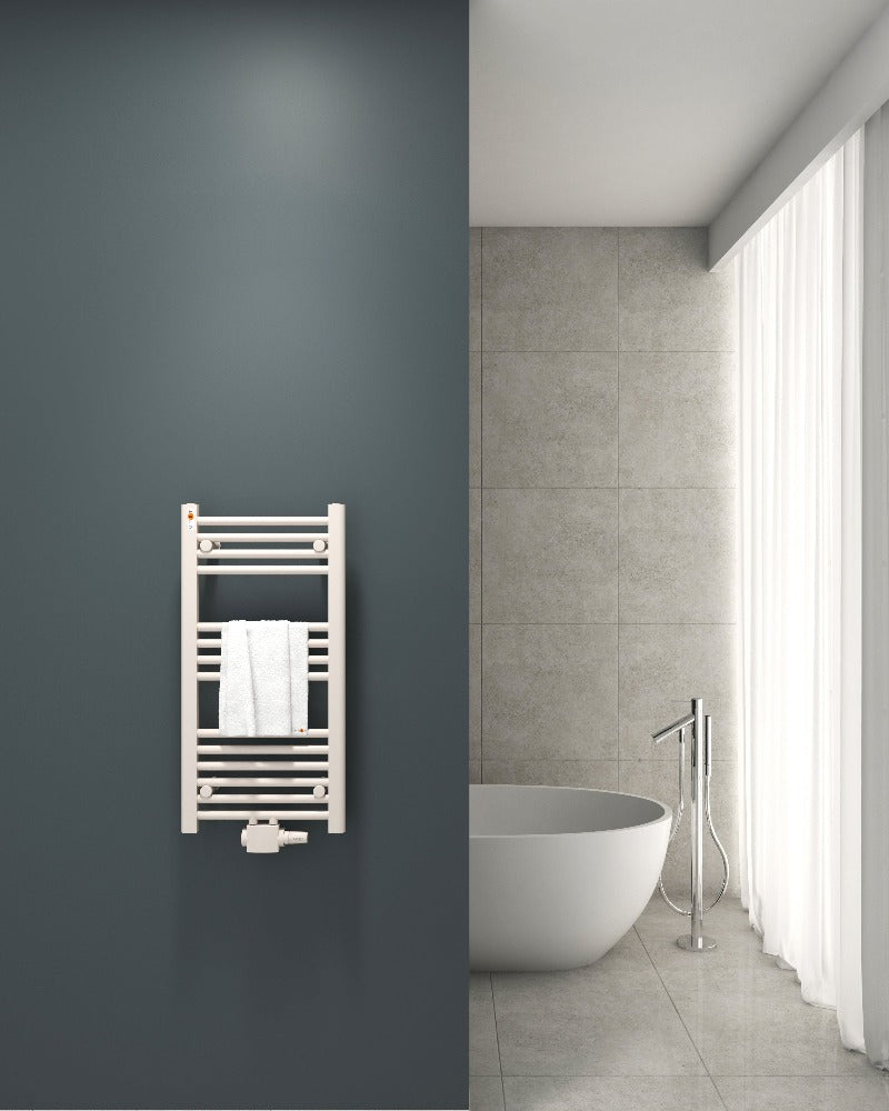 badheizkörper comfort mit mittelanschluss weiß gerade