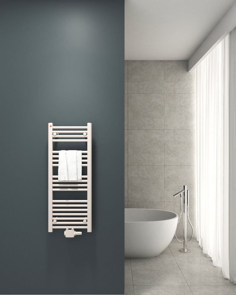 badheizkörper comfort mit mittelanschluss weiß gerade