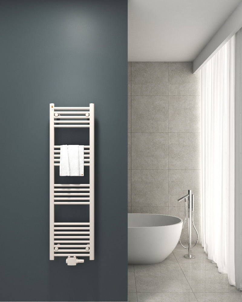 badheizkörper comfort mit mittelanschluss weiß gerade