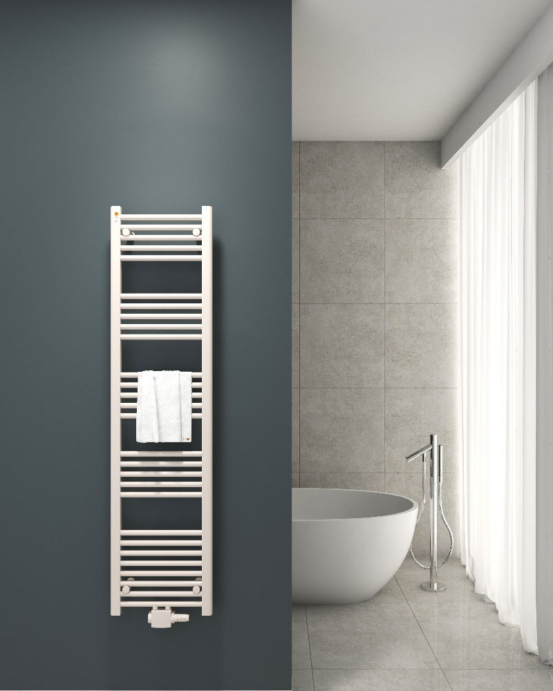 badheizkörper comfort mit mittelanschluss weiß gerade