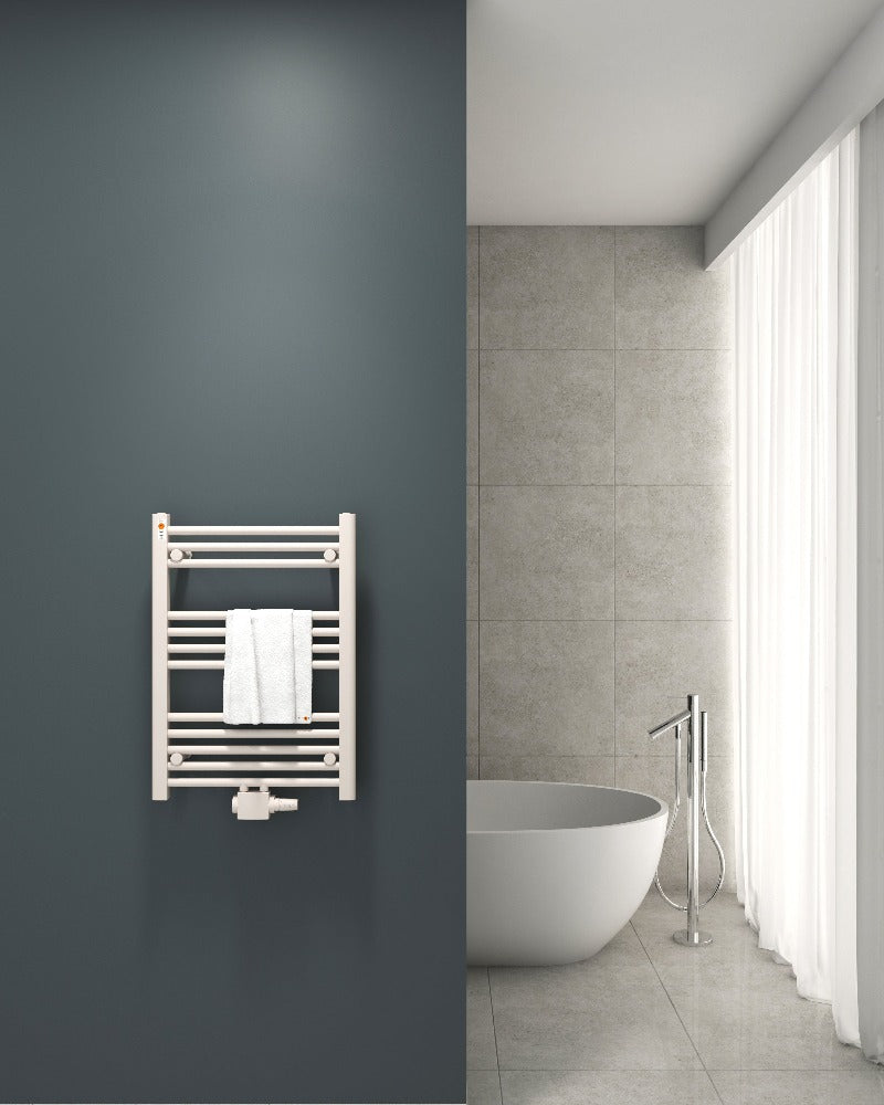 badheizkörper comfort mit mittelanschluss weiß gerade