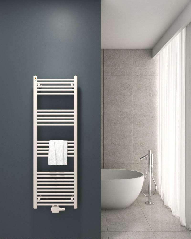 badheizkörper comfort mit mittelanschluss weiß gerade