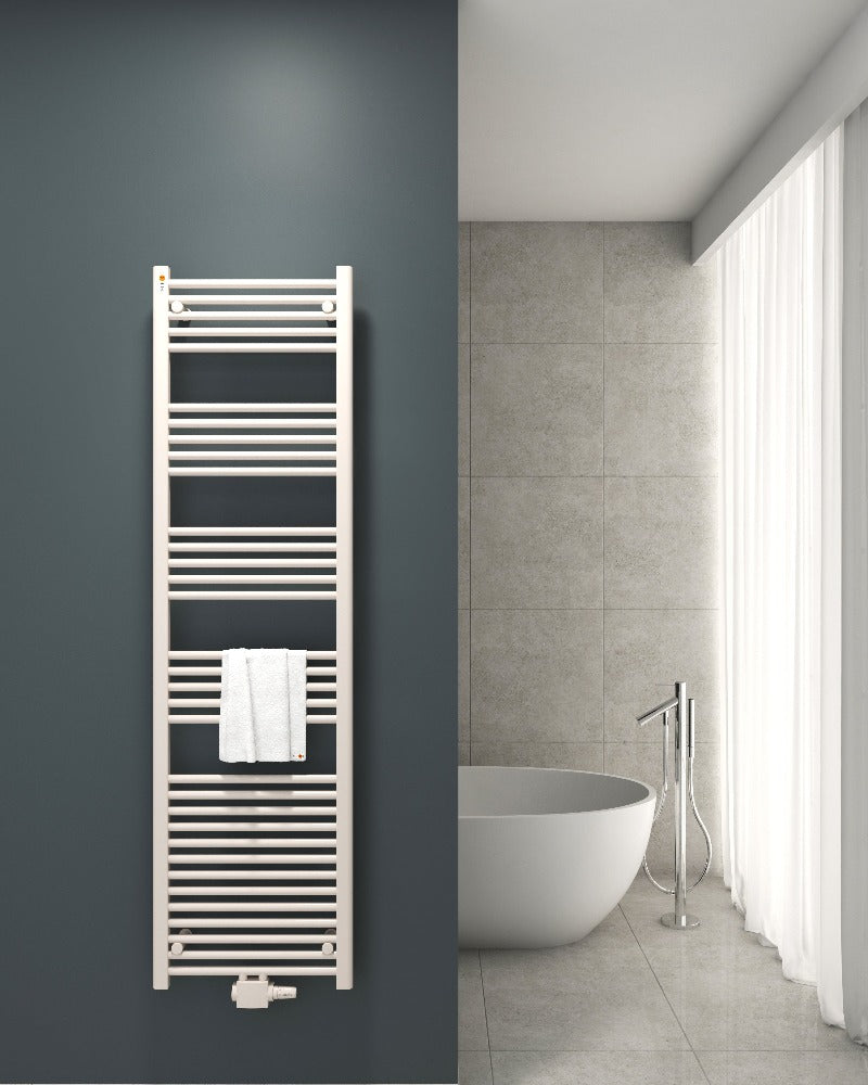 badheizkörper comfort mit mittelanschluss weiß gerade