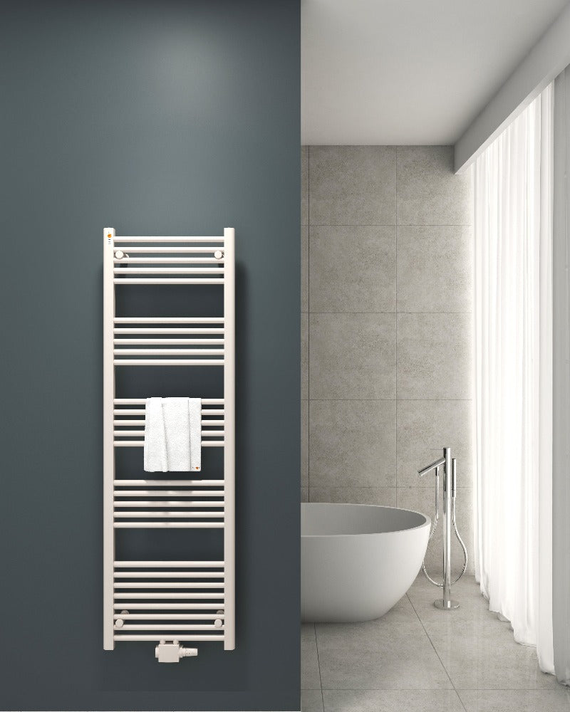 badheizkörper comfort mit mittelanschluss weiß gerade