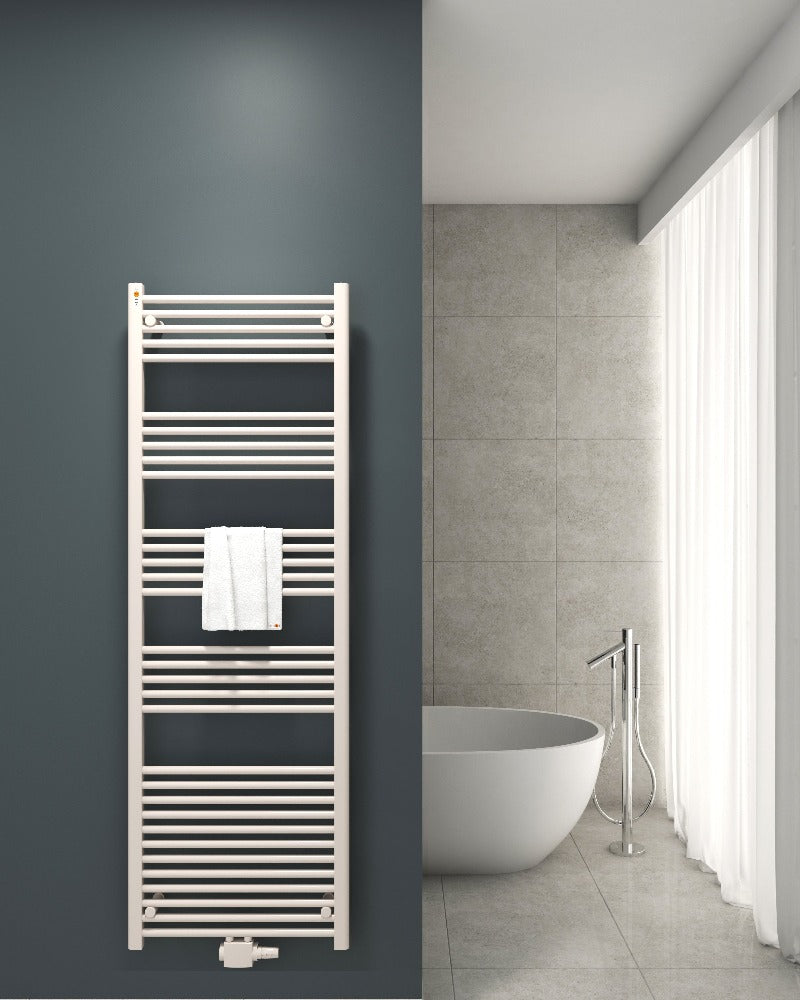 badheizkörper comfort mit mittelanschluss weiß gerade