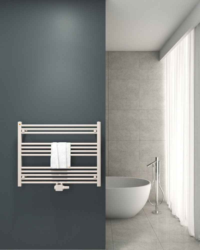 badheizkörper comfort mit mittelanschluss weiß gerade
