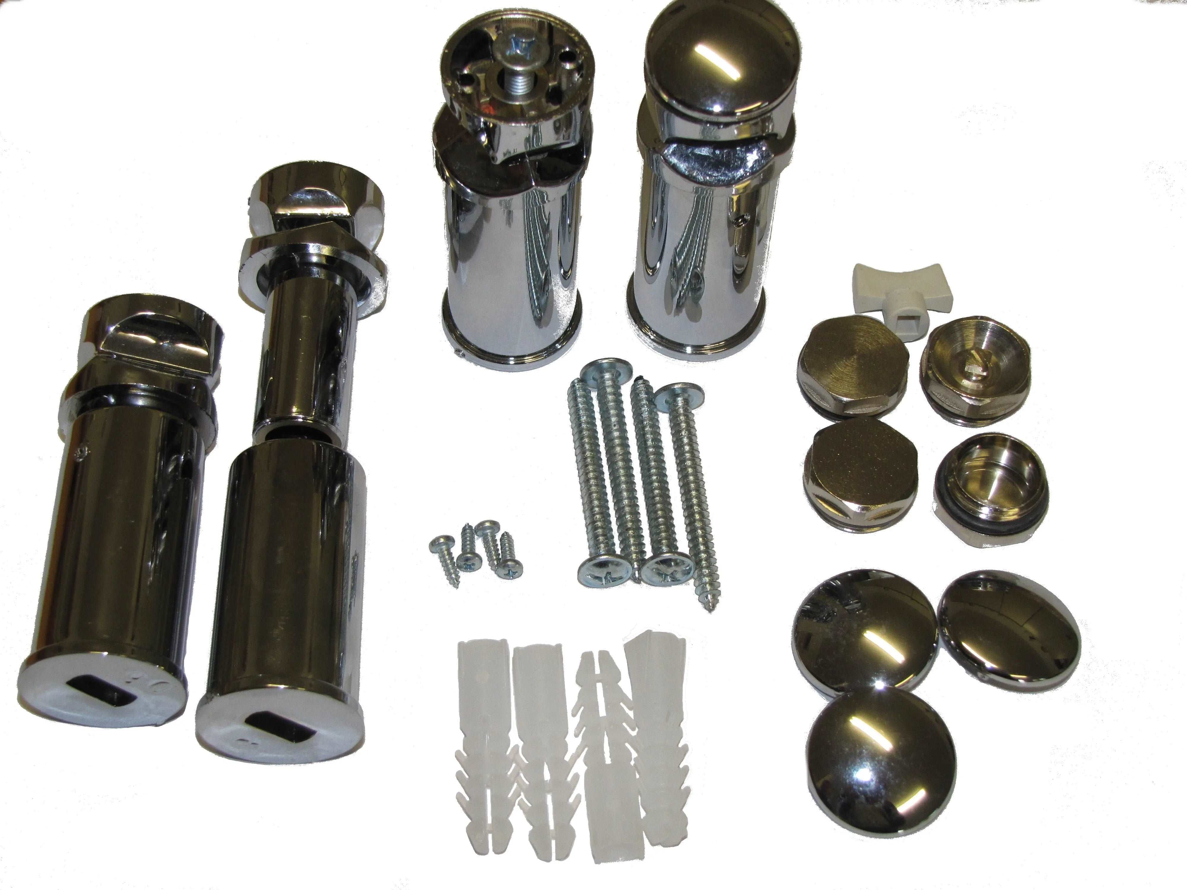 Badheizkörper mit Mittelanschluss Chrom gerade