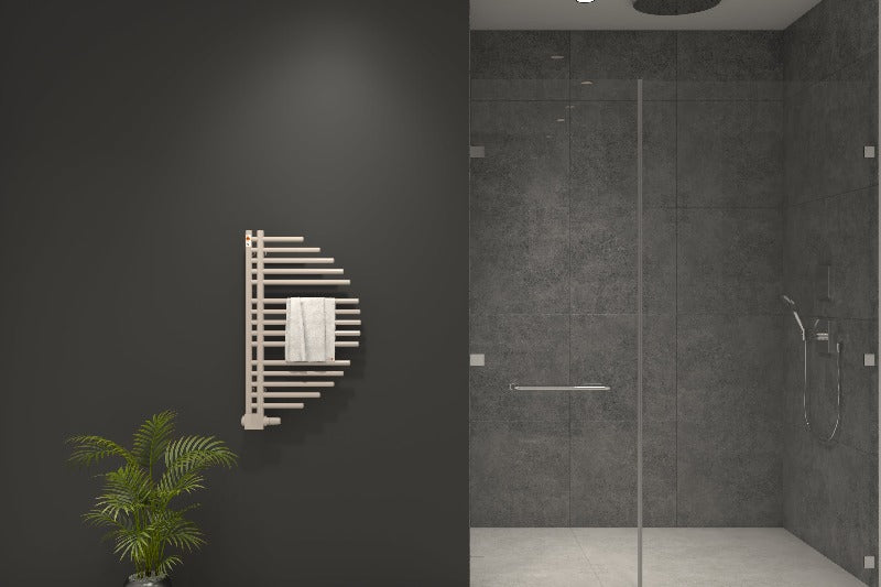 Badheizkörper Design Aycan mit Seitenanschluss Weiß Top-Design