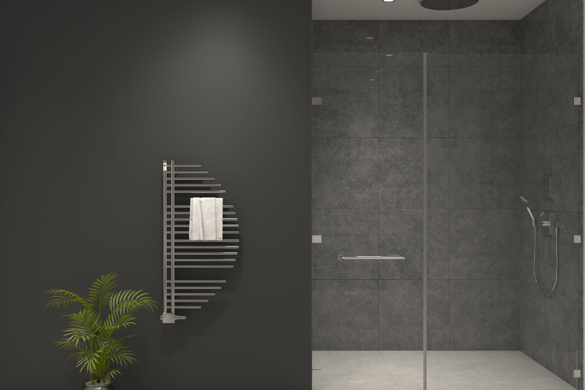 Badheizkörper Design Aycan mit Seitenanschluss Chrom Top Qualität