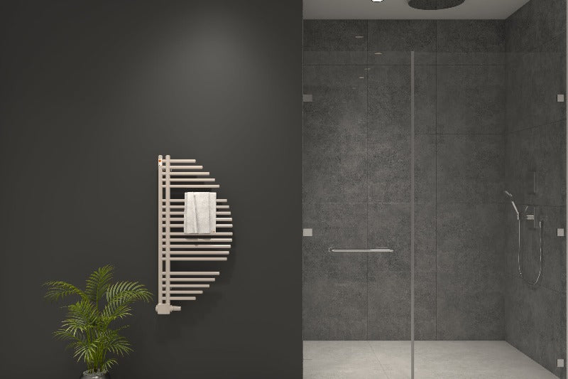 Badheizkörper Design Aycan mit Seitenanschluss Weiß Top-Design