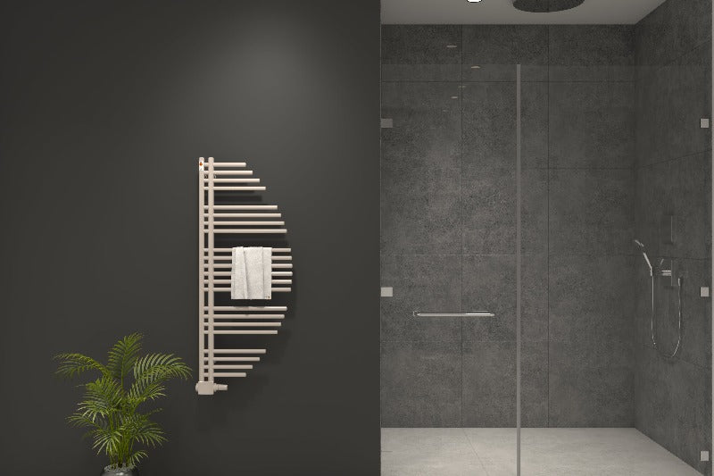 Badheizkörper Design Aycan mit Seitenanschluss Weiß Top-Design