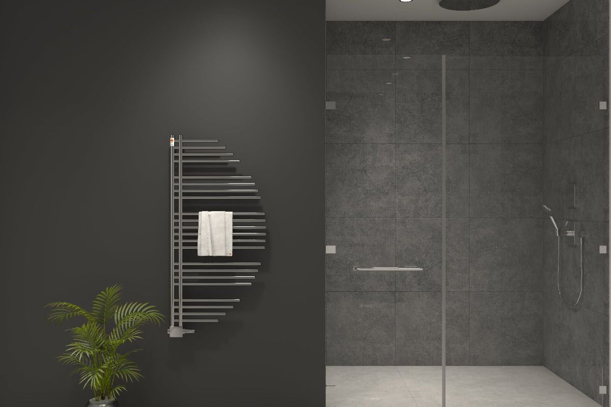 Badheizkörper Design Aycan mit Seitenanschluss Chrom Top Qualität