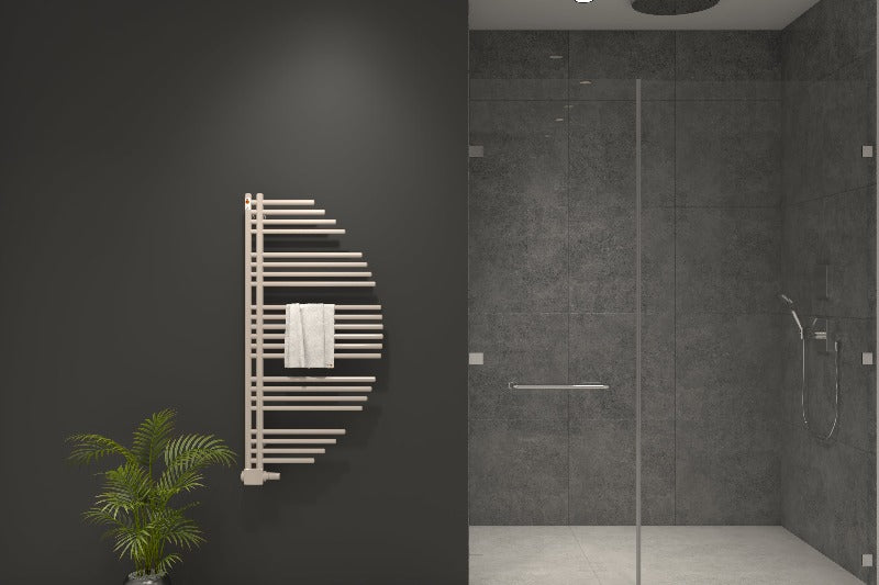 Badheizkörper Design Aycan mit Seitenanschluss Weiß Top-Design
