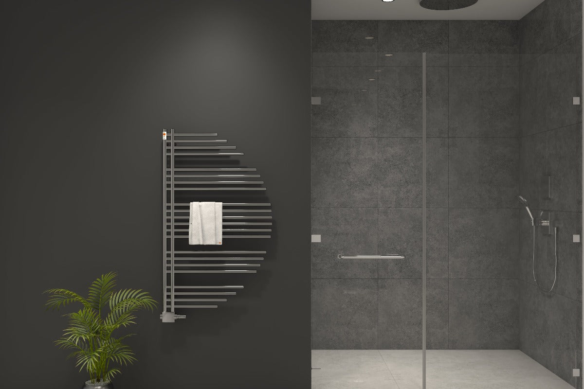 Badheizkörper Design Aycan mit Seitenanschluss Chrom Top Qualität