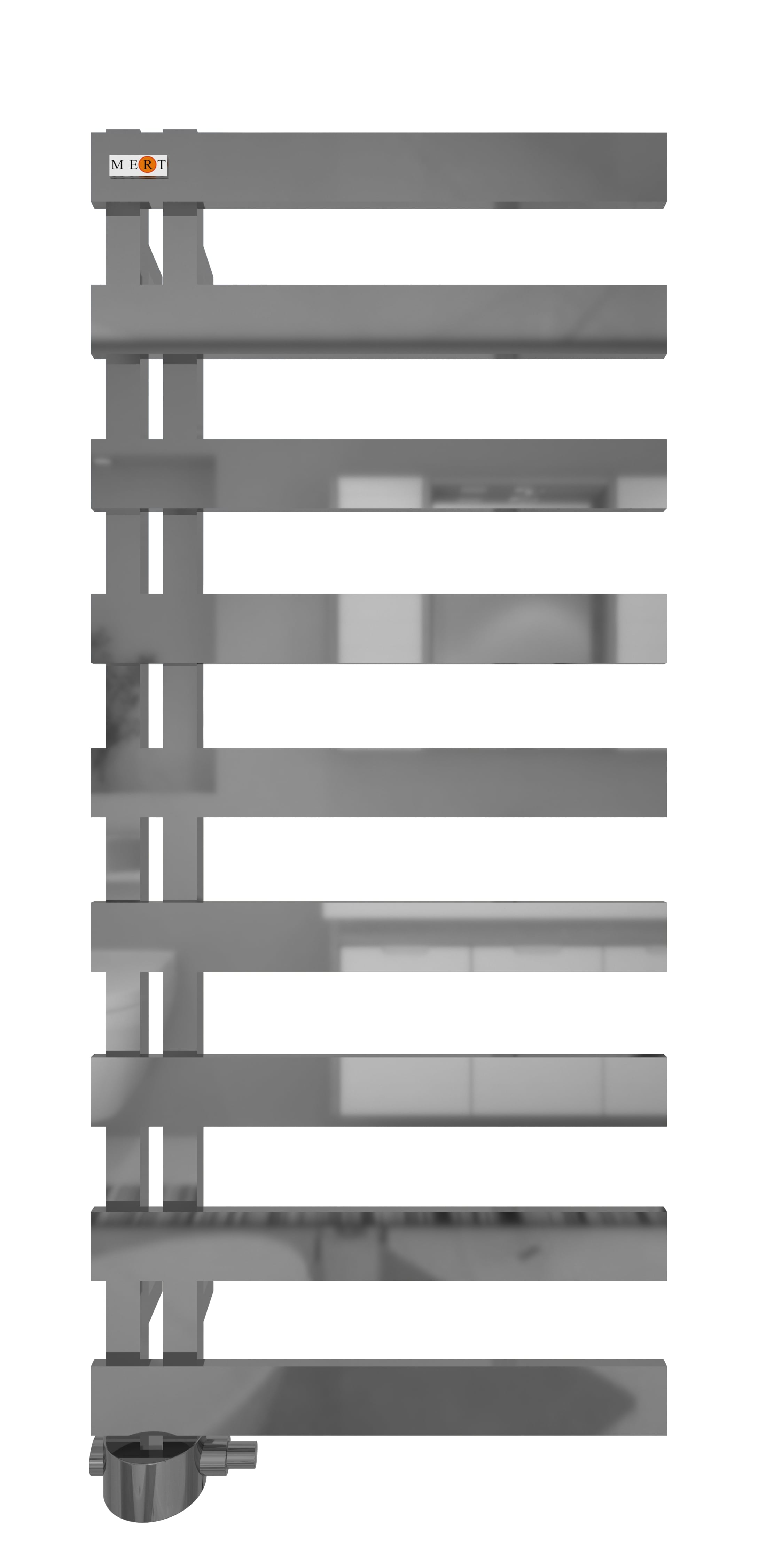 Badheizkörper Design Melido weiß oder Chrom