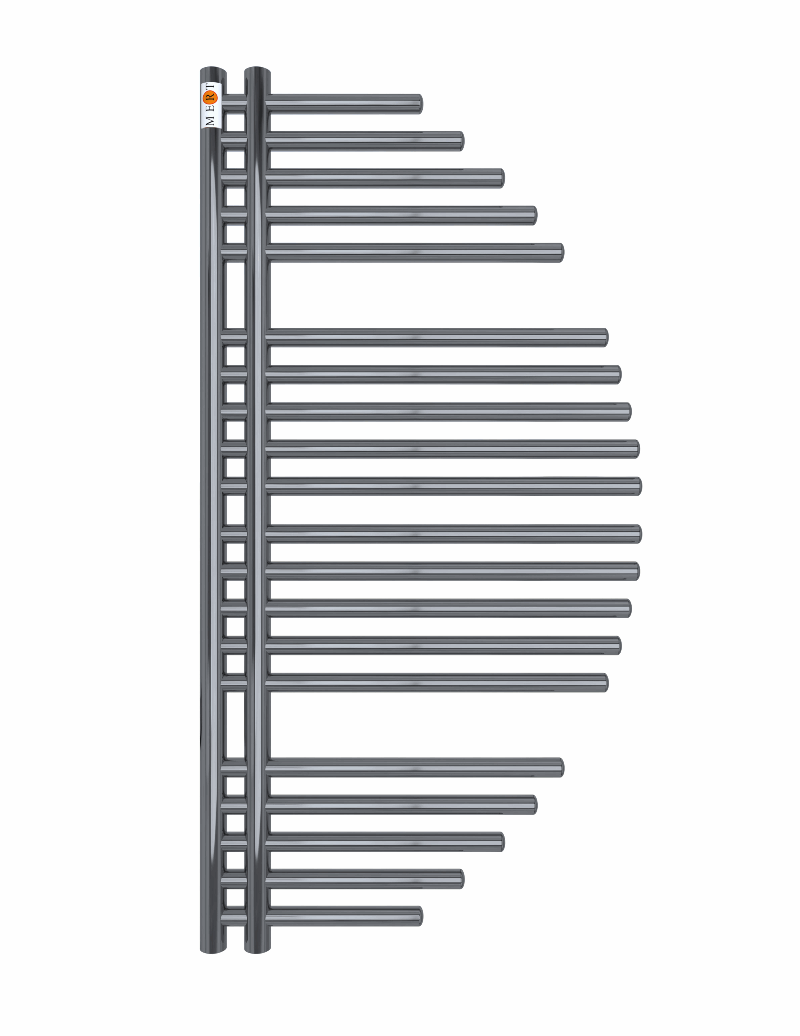 Badheizkörper Design Aycan mit Seitenanschluss ChromBadheizkörper Design Aycan mit Seitenanschluss Chrom Top Qualität