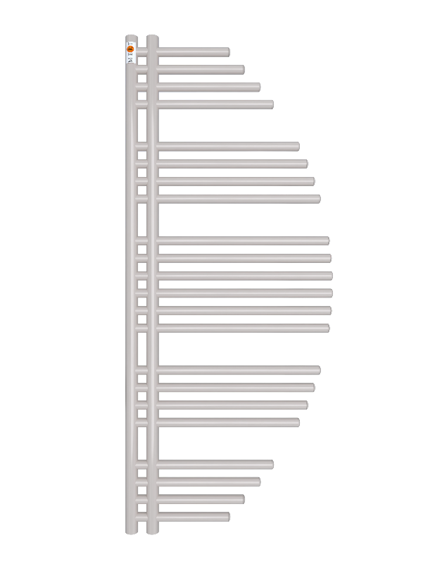 Badheizkörper Design Aycan mit Seitenanschluss Weiß Top-Design