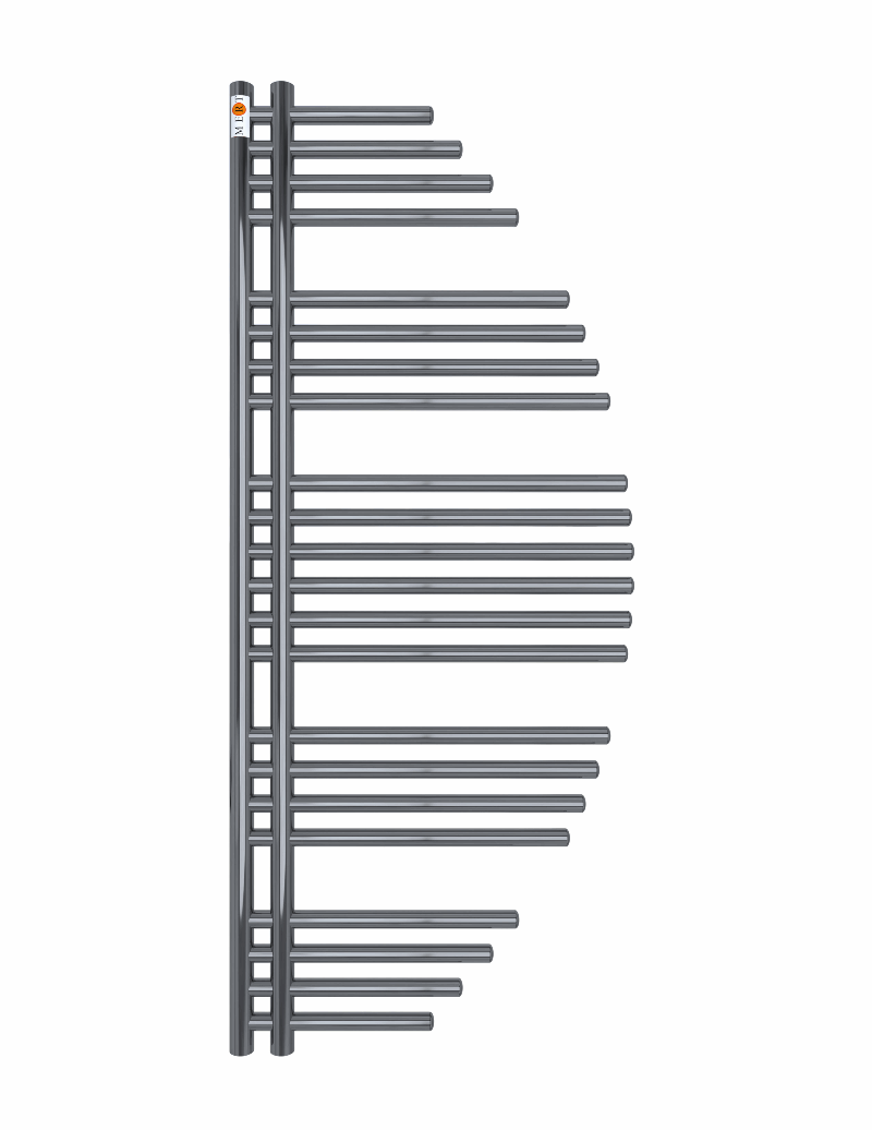 Badheizkörper Design Aycan mit Seitenanschluss Chrom