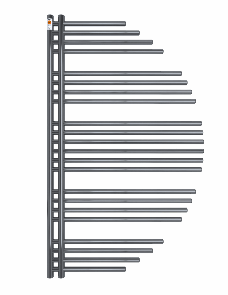 Badheizkörper Design Aycan mit Seitenanschluss Chrom