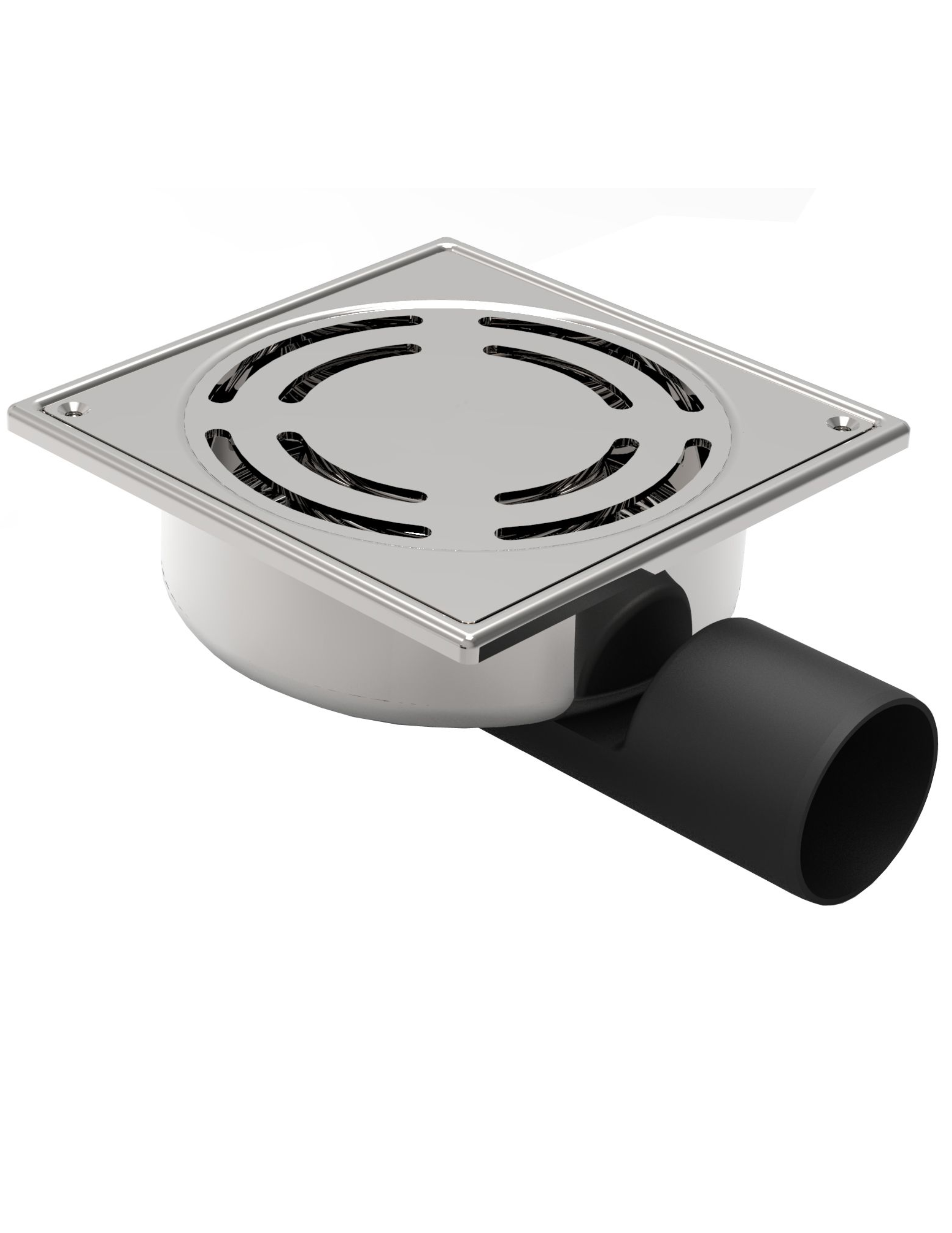 Bodenablauf mit Sicherheitsschlüssel 150x150 mm