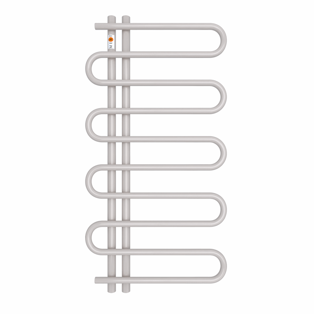 Badheizkörper Tersse mit Seitenanschluss weiß, chrom