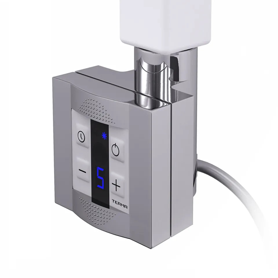 Badheizkörper Elektro mit Heizstab + KTX4-Regler Chrom
