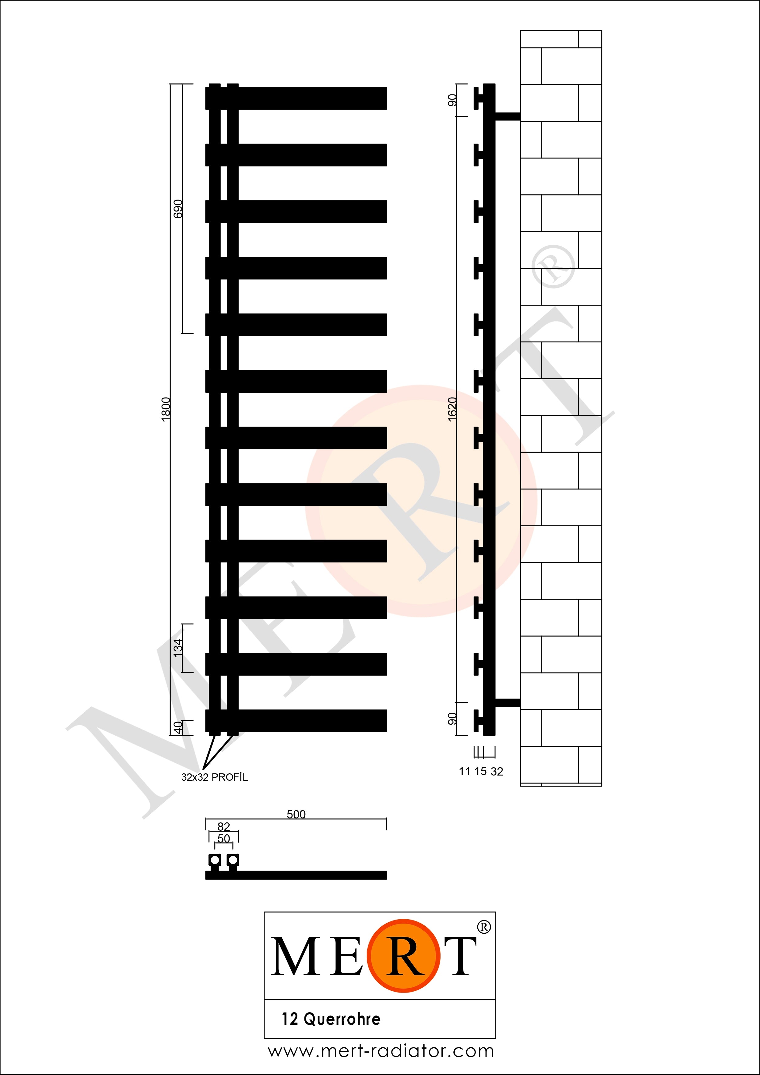 Badheizkörper Design Melido weiß oder Chrom