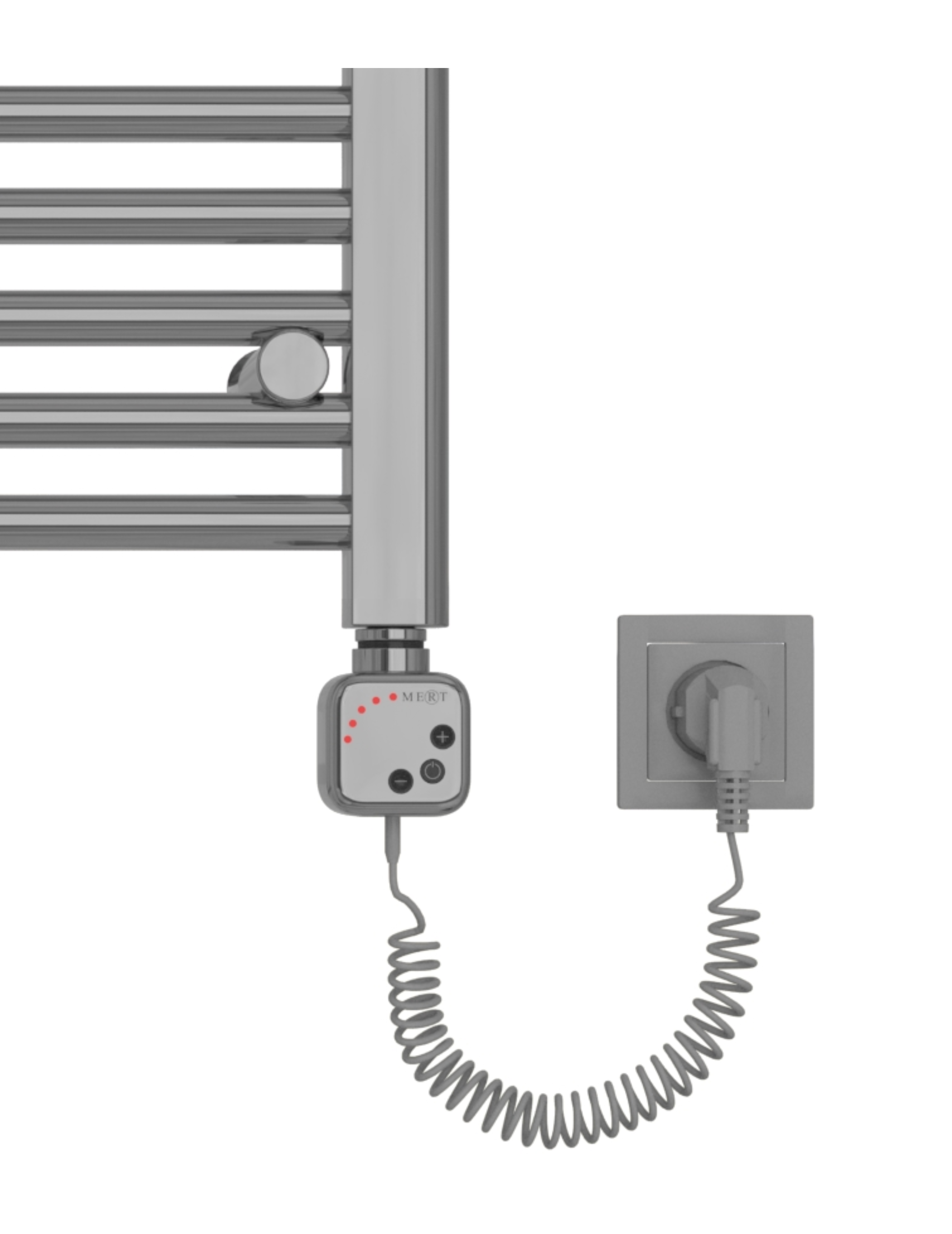 Badheizkörper Digitaler Regler KMX1 Elektrisch Chrom