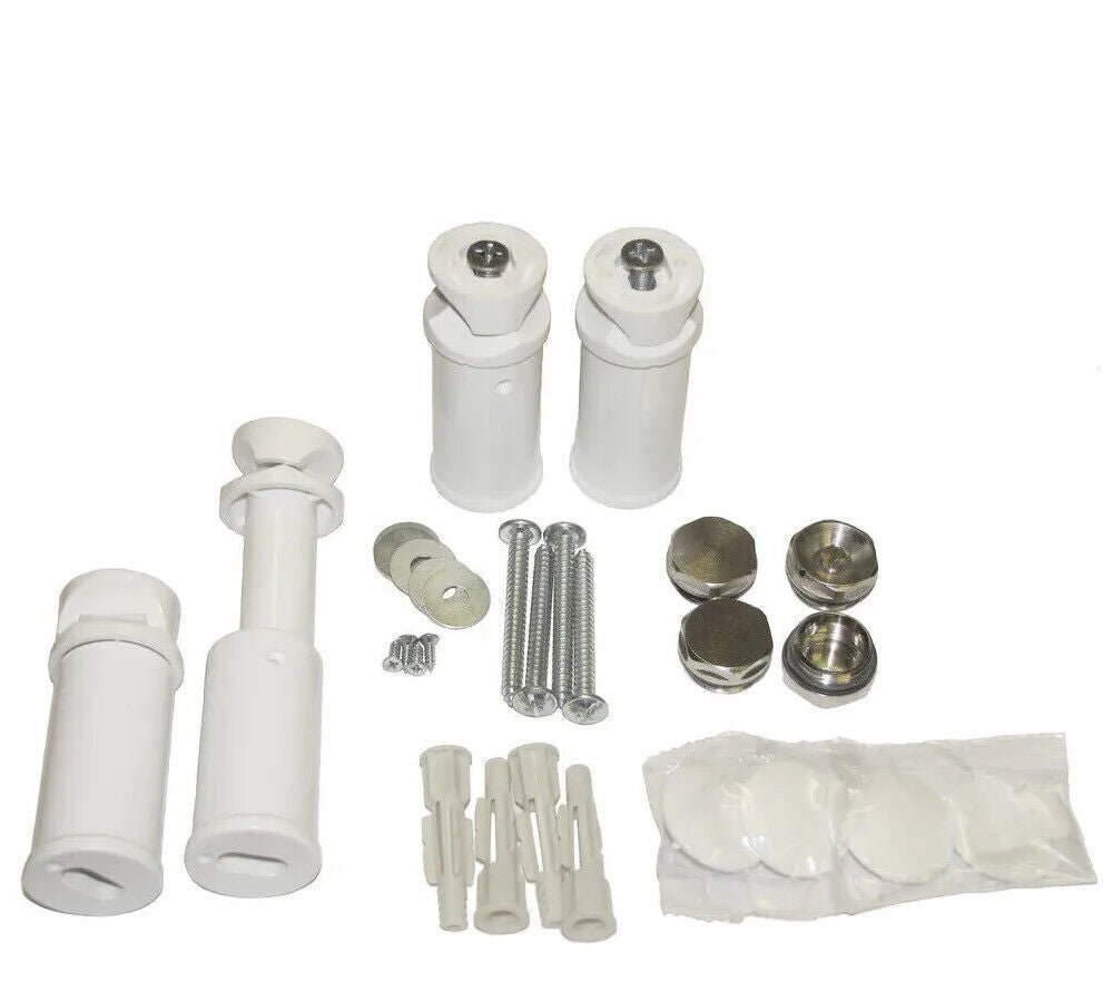 Moderner Badheizkörper weiß 30x80 Zubehör