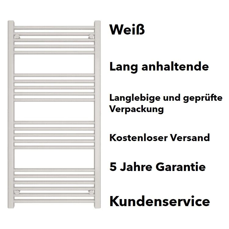 badheizkörper comfort mit seitenanschluss weiß