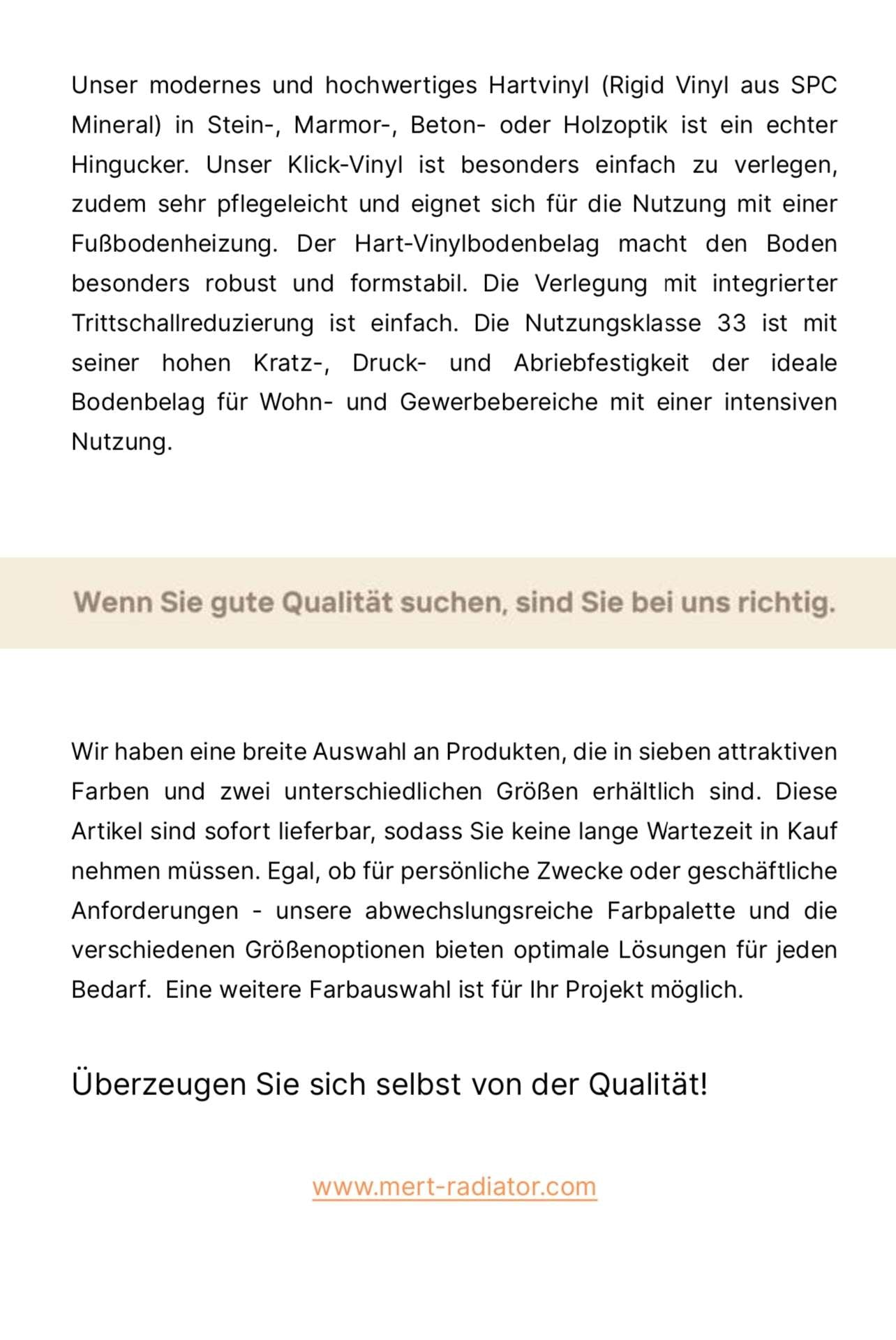 TOP Qualität, Rigid Vinyl Bodenbelag, Holzoptik Hell grau, inkl. integrierte Trittschalldämmung, 0,55 mm, Nutzungsklasse 33